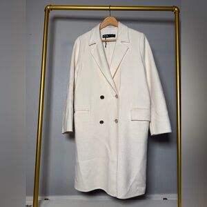 Zara Women's Classic Cream Trench Coat